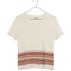 MADEWELL | Medina Fringe Sweater Tee